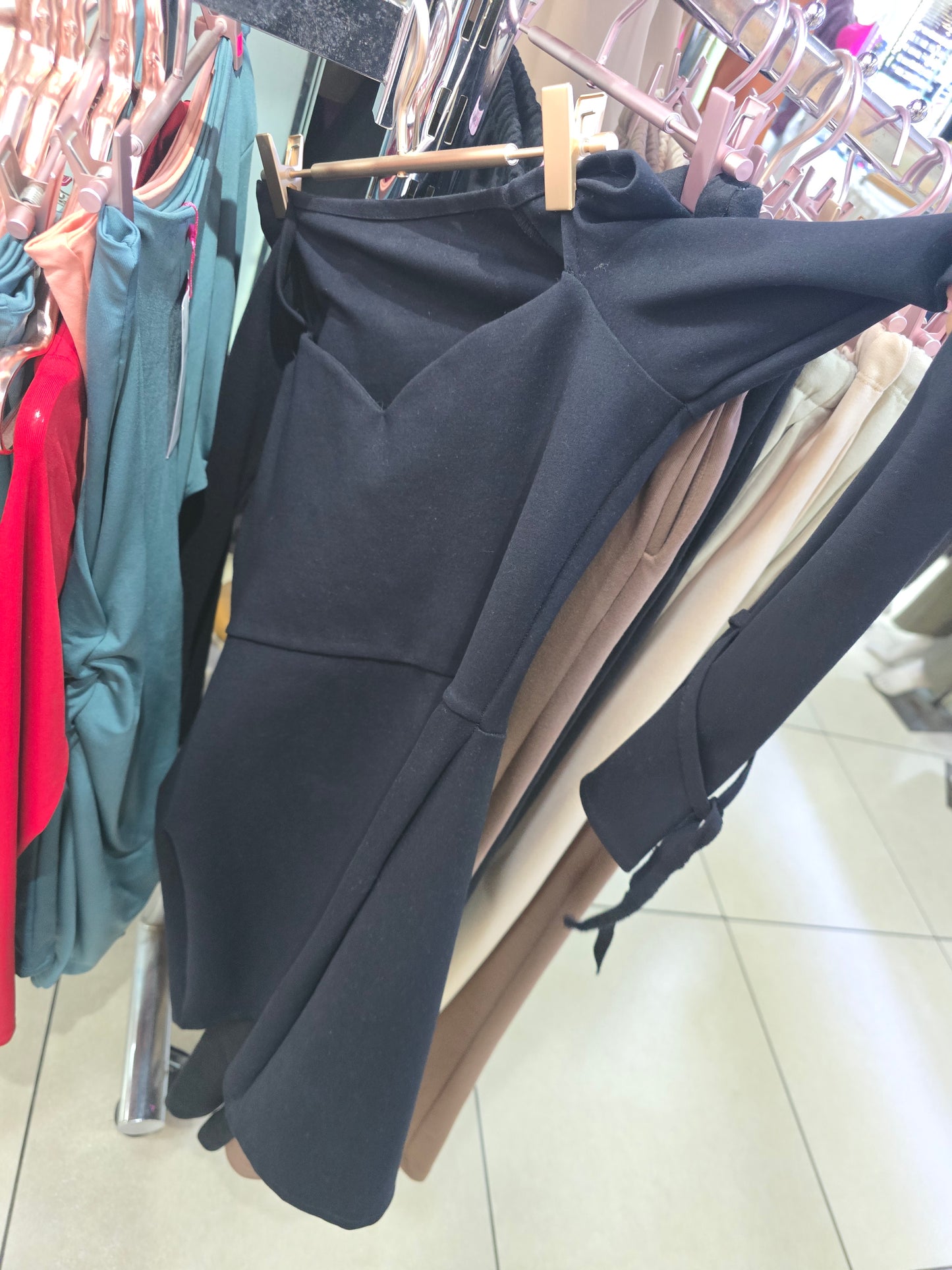 Vestido manga larga