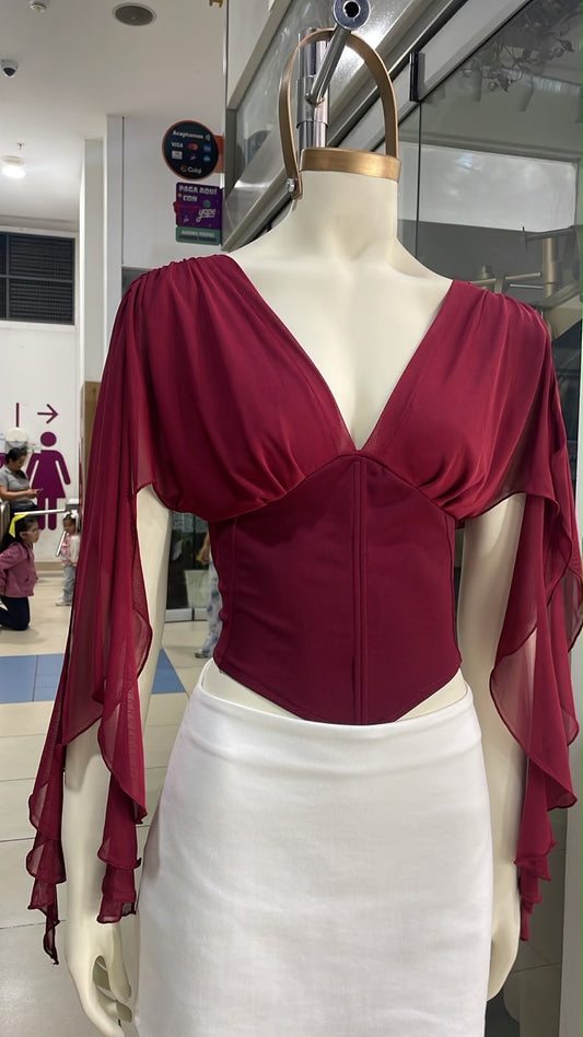 Blusa corset